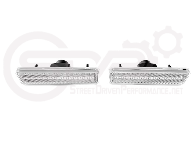 1972-1974 Dodge Charger | Front Side Marker Lens Amber Light LED Pair (Clear / Amber / Smoke)