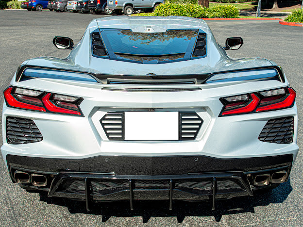 2020+ CORVETTE C8 Z51 REAR LOWER DIFFUSER FINS *ADD-ON*