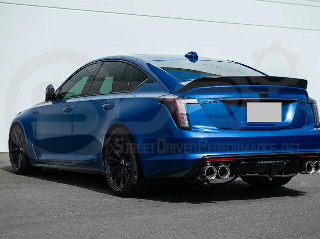 2020-Present Cadillac CT5 Sport / CT5-V / CT5-V Blackwing | Blackwing Style Rear Trunk Spoiler Wing