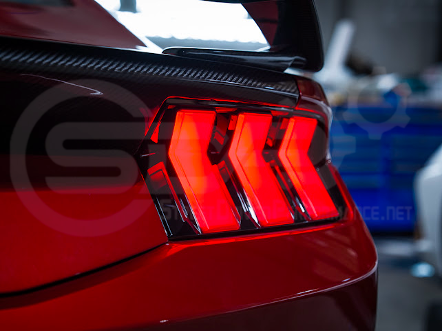2024-Up Ford Mustang S650 | EURO Style Sequential Signal LED Clear Lenses Rear Taillights Pair