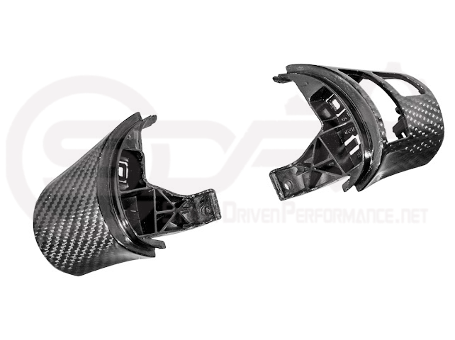 2005-2013 CHEVROLET CORVETTE C6 | SDP PERFORMANCE CARBON FIBER STEERING WHEEL BUTTON COVER REPLACEMENT PAIR