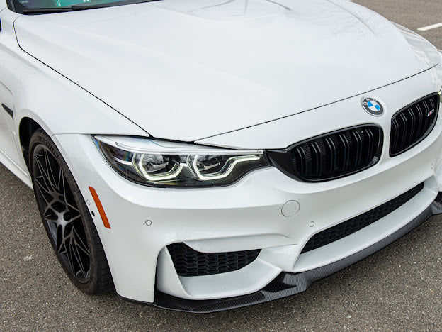 2015-2020 BMW F80 M3 & F82 / F83 M4 | Club Sport Style CARBON FIBER Front Lower Lip Splitter Ground Effects