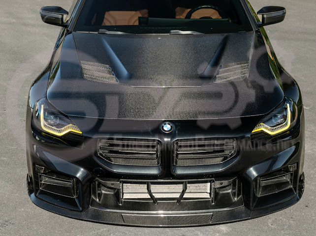 2021-UP BMW G87 M2 G80 M3 G82 M4 | FACTORY STYLE DRY CARBON FIBER MIRROR CAP REPLACEMENT PAIR