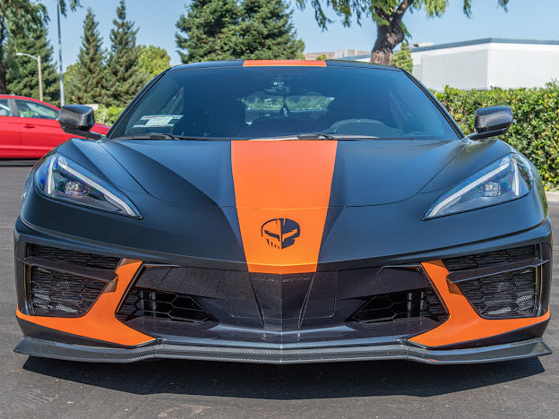 2020+ C8 Chevrolet Corvette Stingray & Z51 | "Z51 Style" 3-Piece Front Splitter / Lip Ground Effects