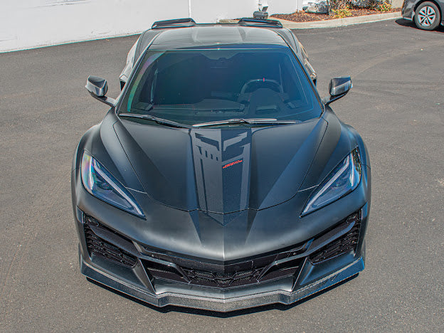2023+ CORVETTE C8 Z06 & E-Ray | 3-PIECES FRONT LIP SPLITTER GROUND EFFECTS