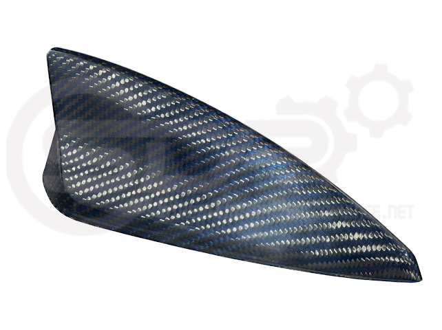 2014-Up Cadillac ATS CTS CT4 CT5 Blue Carbon Fiber Shark Fin Antenna Cover