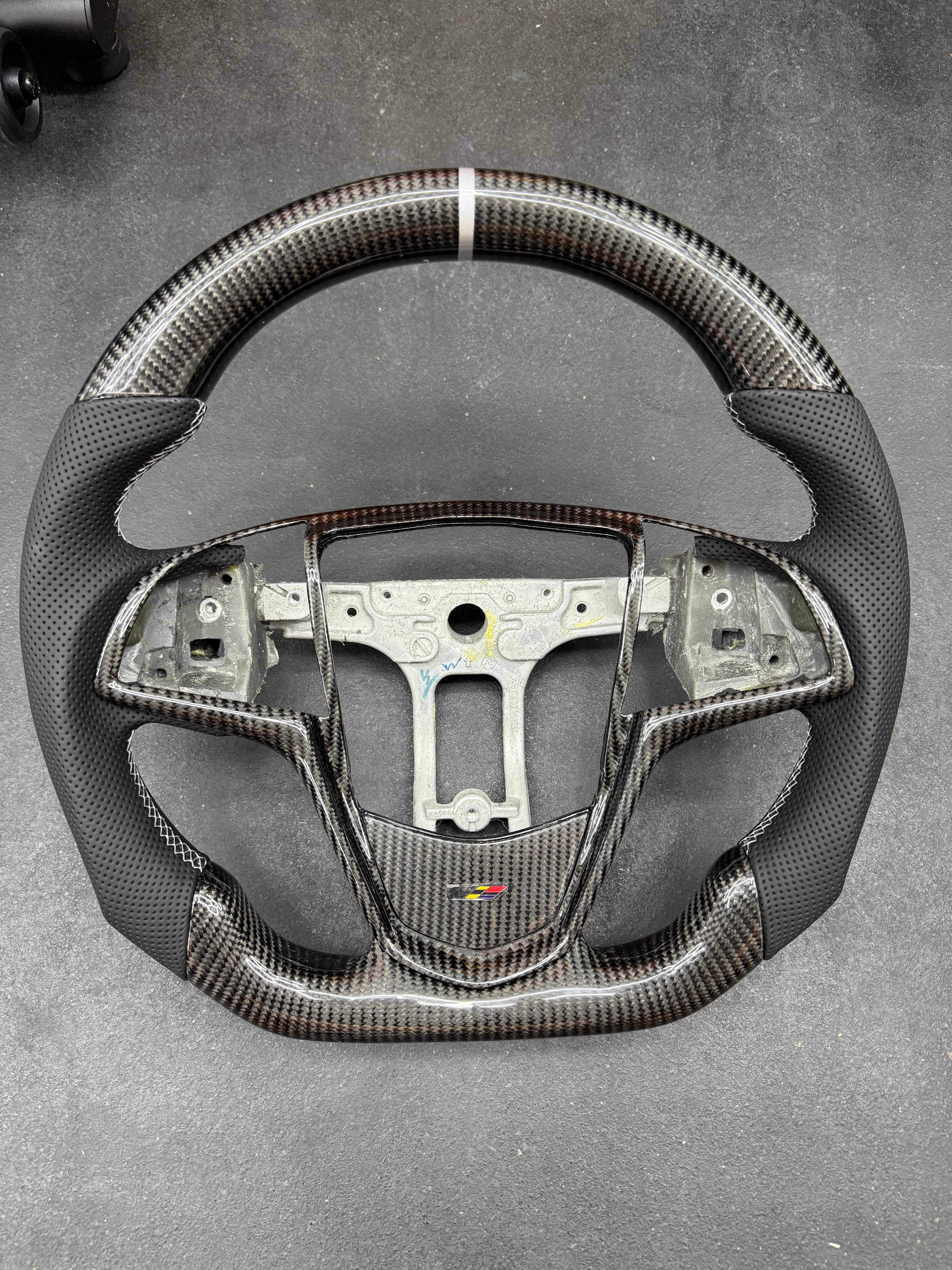 2014-2019 CADILLAC CTS, CTS-V "V3" / V-Sport & 2013-2019 ATS, ATS-V | Carbon Fiber Steering Wheels (IN STOCK NO WAIT TIMES)