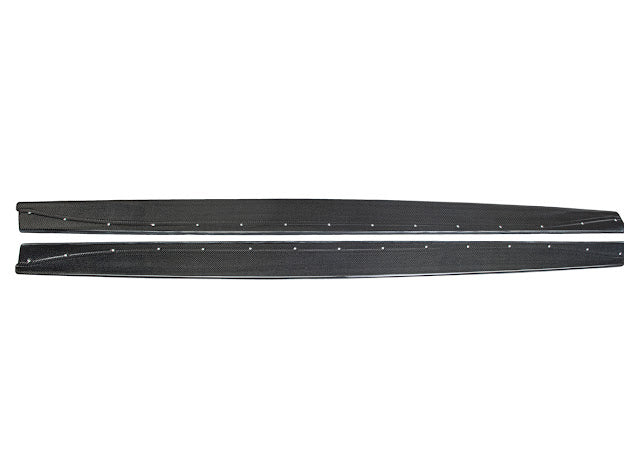 2015-2020 BMW F82 / F83 M4 | M-PERFORMANCE EXTENDED STYLE CARBON FIBER SIDE SKIRTS ROCKER PANELS GROUND EFFECTS