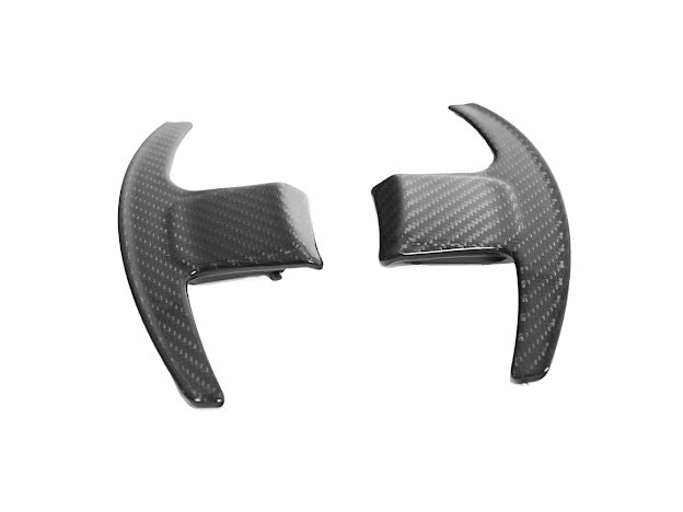 2020-Up Toyota GR Supra A90 A91 | JDM Factory Style CARBON FIBER Steering Wheel Paddle Shifter Cover (Pair)