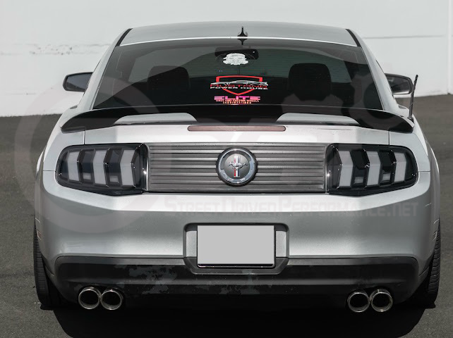 2010-2014 Ford Mustang S550 | GT500 Style GLOSSY BLACK Rear Trunk Lid Wing Spoiler