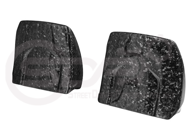 2009-2015 Cadillac CTS/CTS-V V2 FORGED CARBON FIBER SEAT BACK PANEL COVER REPLACEMENT PAIR
