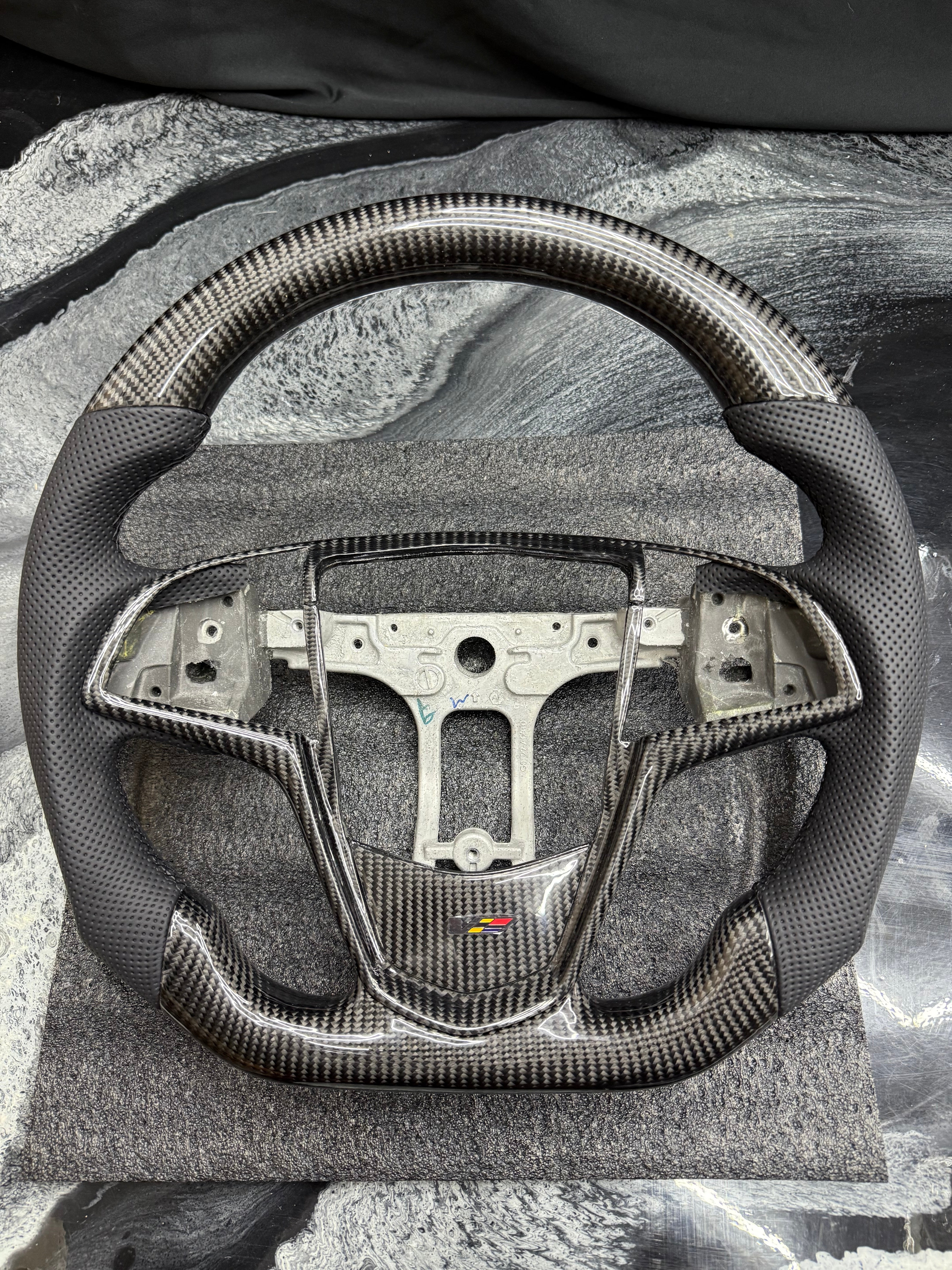 2014-2019 CADILLAC CTS, CTS-V "V3" / V-Sport & 2013-2019 ATS, ATS-V | Carbon Fiber Steering Wheels (IN STOCK NO WAIT TIMES)