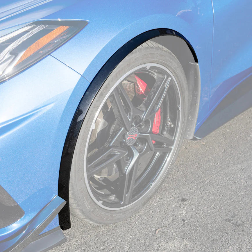 2020+ CHEVROLET CORVETTE C8 CARBON FIBER SIDE WHEEL FENDER PAIR