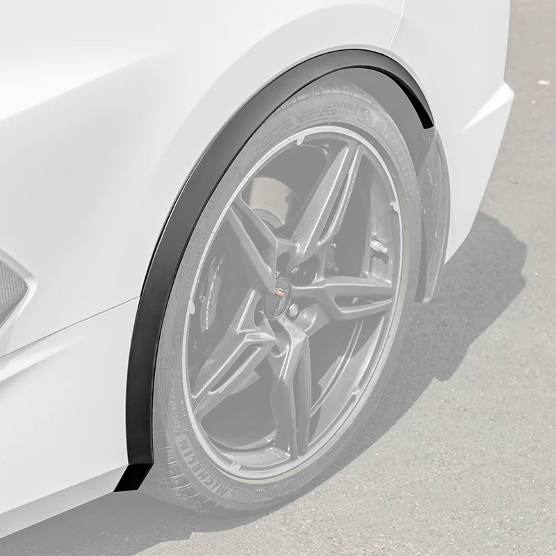 2020+ CHEVROLET CORVETTE C8 CARBON FIBER SIDE WHEEL FENDER PAIR