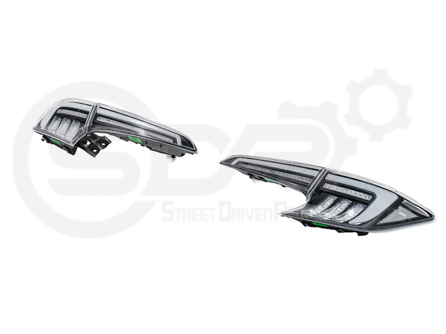 2019-UP COROLLA HATCHBACK GR SEQUENTIAL SIGNAL LED CLEAR REAR TAILLIGHTS PAIR