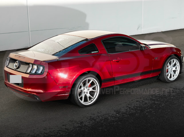 2010-2014 FORD S197 MUSTANG | GT500 STYLE SIDE SKIRTS EXTENSION PAIR ROCKER PANELS GROUND EFFECTS