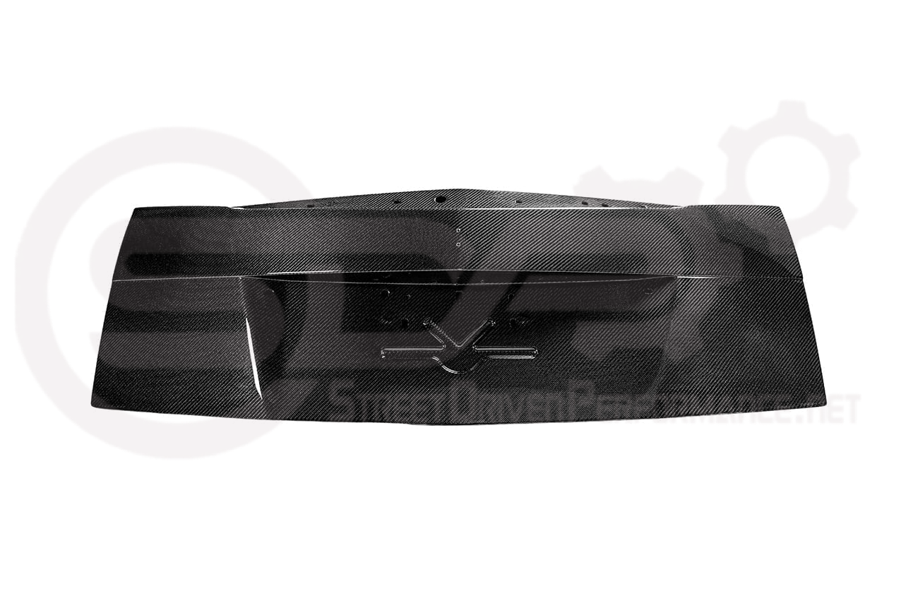 Carbon fiber rear trunk lid replacement for 2009-2015 Cadillac CTS and CTS-V V2 Sedan, by Street Driven Performance.