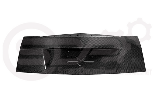 Carbon fiber rear trunk lid replacement for 2009-2015 Cadillac CTS and CTS-V V2 Sedan, by Street Driven Performance.
