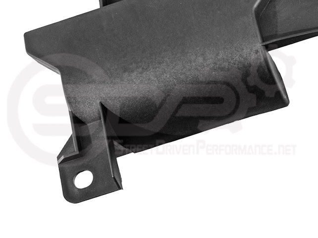 Pair of Chevrolet Corvette C8 underbody air deflector cooling duct scoops by Street Driven Performance, exterior trim for enhanced airflow.