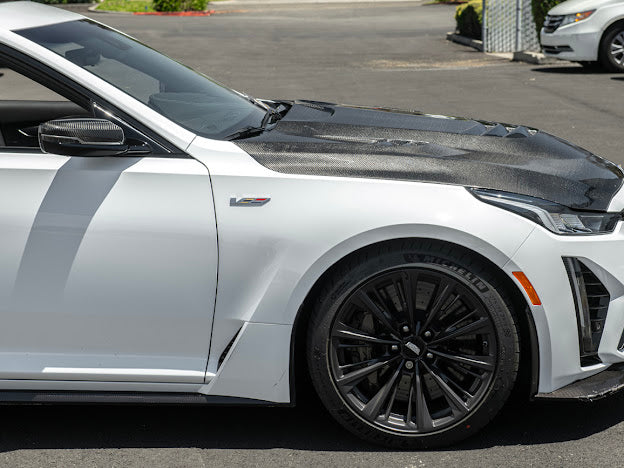2020-Up Cadillac CT5 / CT5-V / CT5-V BLACKWING| SDP Performance Style CARBON FIBER Front Vented Hood