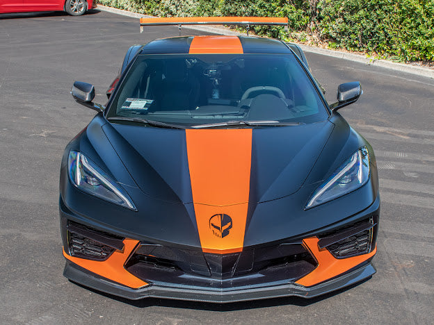 2020+ C8 Chevrolet Corvette Stingray & Z51 | "Z51 Style" 3-Piece Front Splitter / Lip Ground Effects
