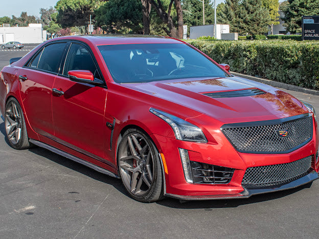2016+ Cadillac CTS-V V3 - Front Lip Splitter Ground Effects