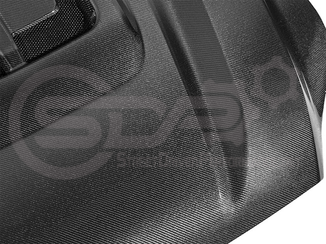 2022-UP TOYOTA TUNDRA | SDP CARBON FIBER FRONT VENTED HOOD WITH SIDE VENTS