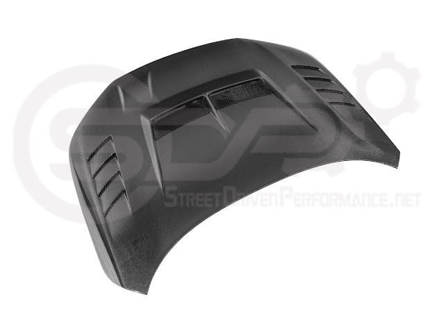 2023-UP HONDA CIVIC FL5 TYPE-R | JDM VARIS STYLE CARBON FIBER FRONT VENTED HOOD