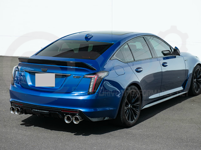 2020-Present Cadillac CT5 Sport / CT5-V / CT5-V Blackwing | Blackwing Style Rear Trunk Spoiler Wing