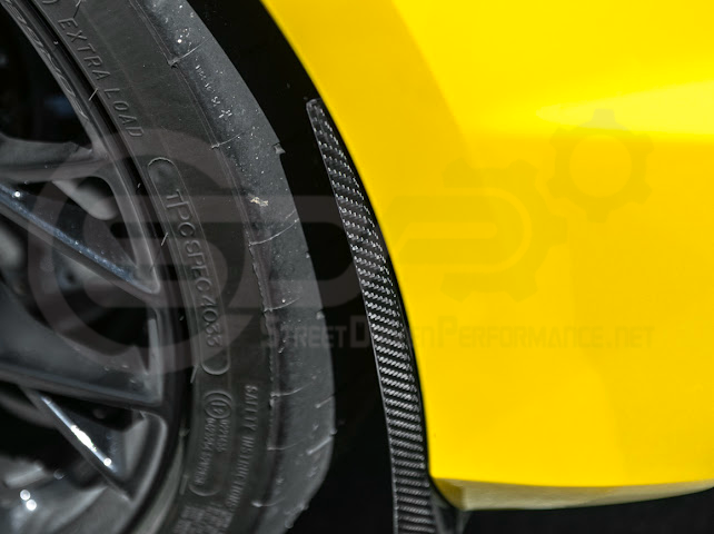 2023-UP CORVETTE C8 E-RAY, Z06, & ZR1 | FACTORY EXTENDED XL VERSION 2 FRONT & REAR MUD FLAPS SPLASH GUARD PAIR