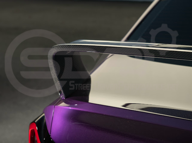 2023-UP BMW G87 M2 | M PERFORMANCE STYLE CARBON FIBER REAR HIGH WING SPOILER