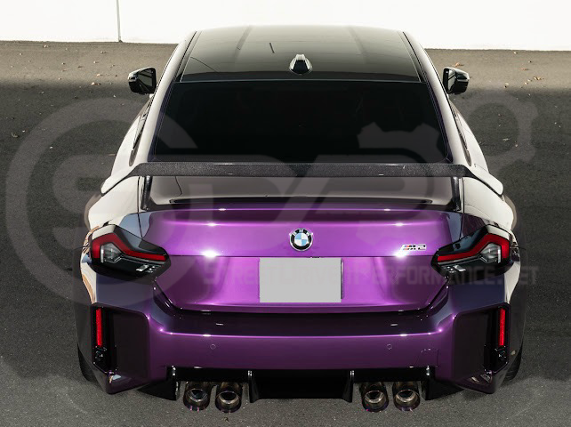 2023-UP BMW G87 M2 | M PERFORMANCE TRACK CARBON FIBER REAR HIGH WING SPOILER