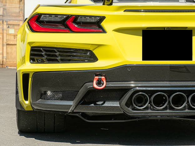 2023+ CHEVROLET CORVETTE C8 Z06 & E-RAY | CARBON FLASH XL EXTENDED FRONT SPLASH GUARD