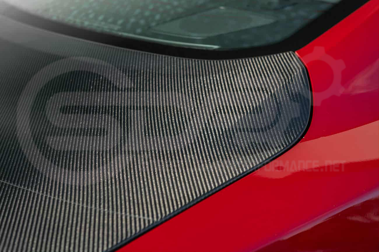 2024-UP FORD MUSTANG S650 | SUPER SNAKE STYLE CARBON FIBER REAR TRUNK DECKLID WITH INTEGRATED SPOILER WING