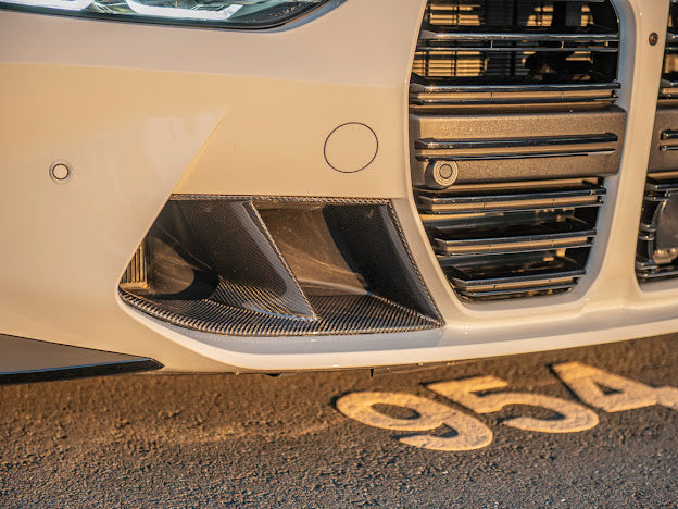 2021-UP BMW G82 / G83 M4 | M-PERFORMANCE STYLE CARBON FIBER FRONT AIR DUCT VENTS (PAIR)