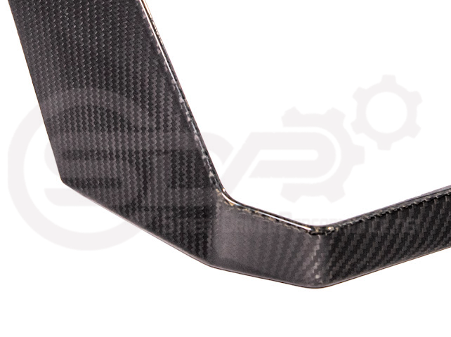 2024-Up Tesla Cybertruck | Interior DRY Carbon Fiber Rear Display Lower Trim Cover