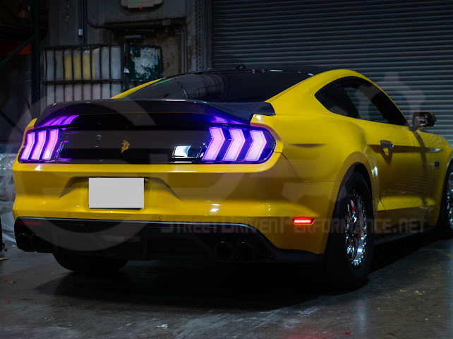 2015-2023 FORD MUSTANG S550 | EURO RGB SEQUENTIAL SIGNAL LED XB REAR TAILLIGHTS PAIR