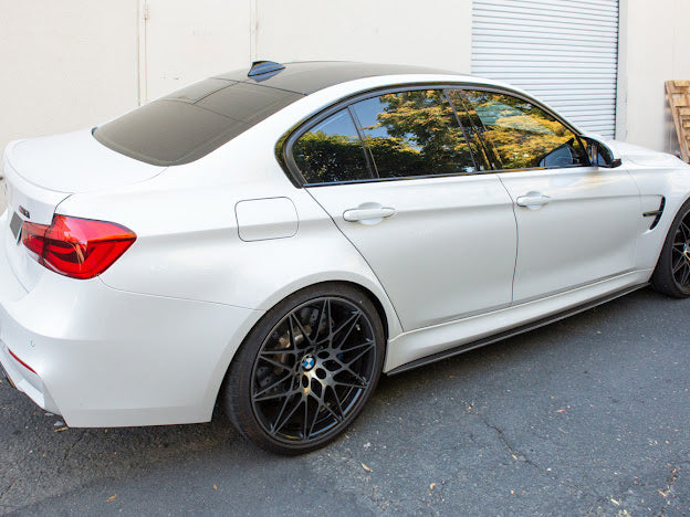 2014-2018 BMW F80 M3 | M-Performance Extended CARBON FIBER Side Skirts Extension Rocker Panel Ground Effects
