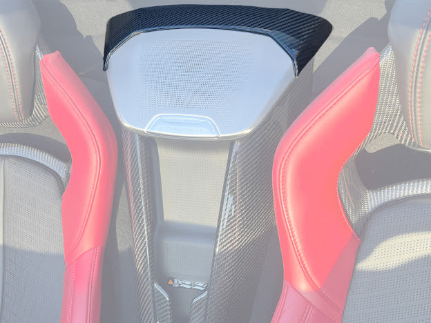 2020+ CORVETTE C8 CONVERTIBLE | CARBON FIBER INTERIOR WATERFALL SPEAKER GRILLE