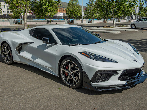2020+ CORVETTE C8 STINGRAY & Z51 | SDP PERFORMANCE TRACK EDITION FRONT SPLITTER LIP GROUND EFFECTS