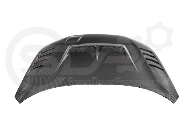2023-UP HONDA CIVIC FL5 TYPE-R | JDM VARIS STYLE CARBON FIBER FRONT VENTED HOOD