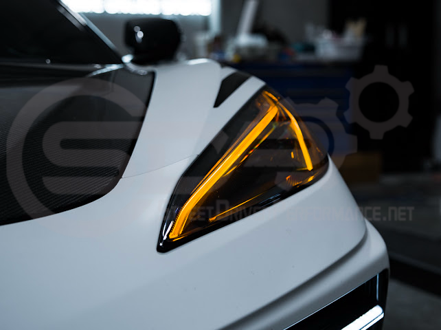 2020-Up Chevrolet Corvette C8 | Custom DRL Conversion Front Headlight Module Set Pair (Amber, Blue, Green, or Red)