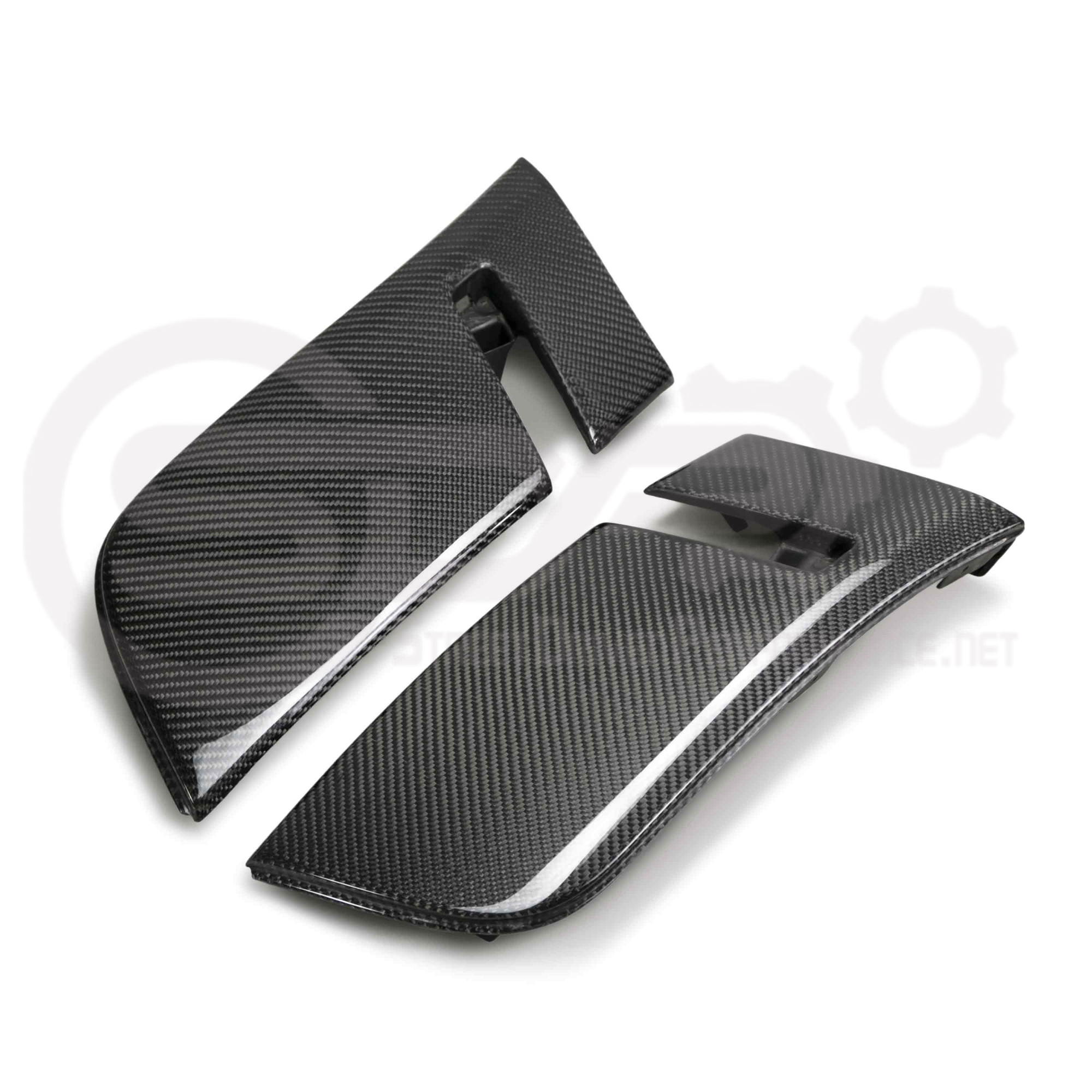 2018-2023 DODGE CHALLENGER WIDEBODY | CARBON FIBER FRONT FENDER FLARE EXTENSION PANEL PAIR