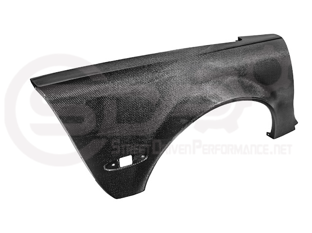 Factory style carbon fiber front and rear widebody fenders for 1997-2004 Chevrolet Corvette C5 hatchback by Street Driven Performance