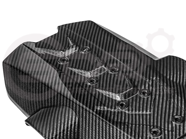 2025-Up Chevy Corvette C8 ZR1 | Dry Carbon Fiber Rear Engine Cover One-Piece