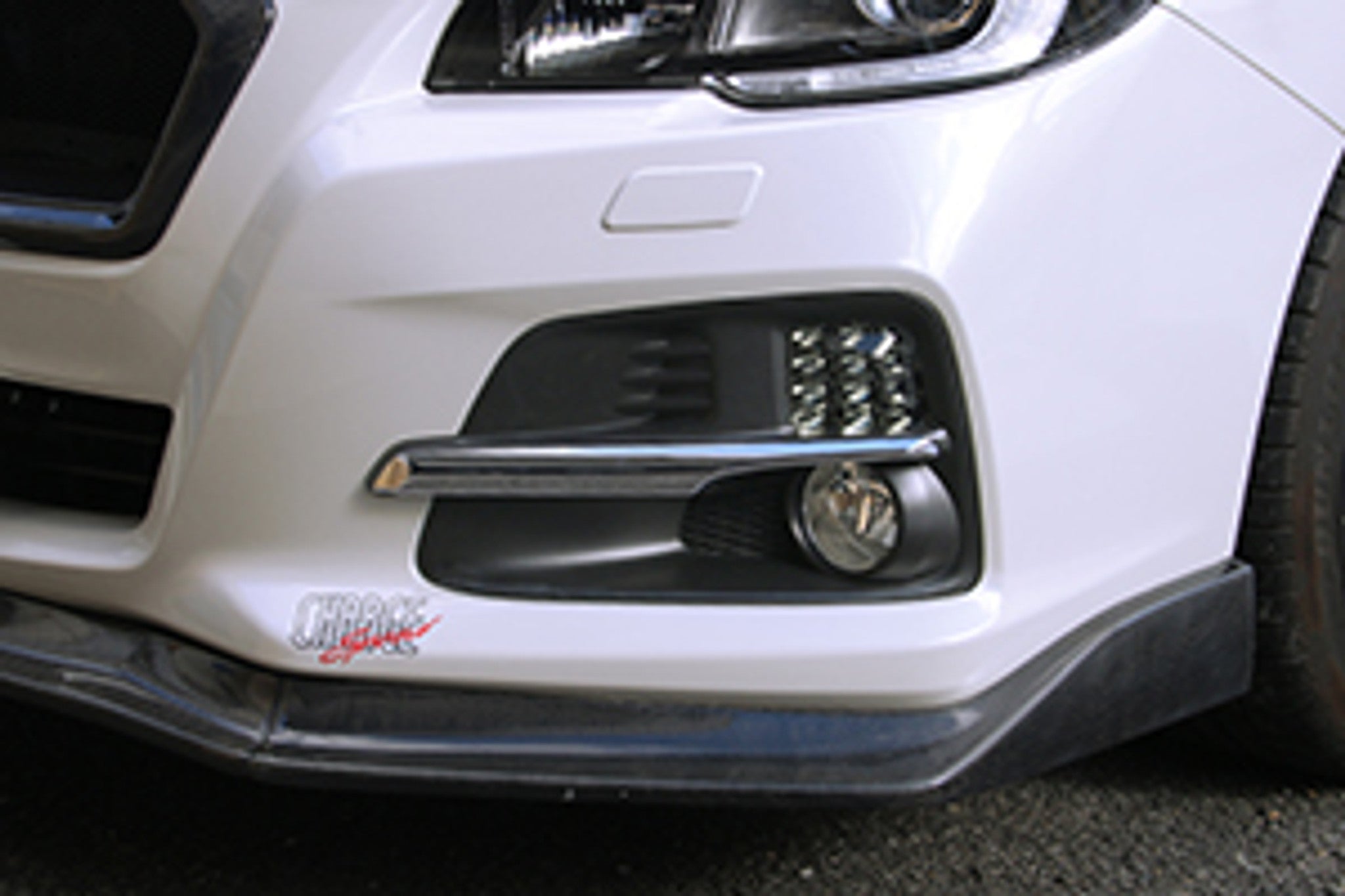 Charge Speed JDM Spec 2015-2020 Subaru WRX STi VA S4/ Levorg DARK-CLEAR Smoke LENS/ Chrome Reflector LED Front Turn Signal Indicator Lamp