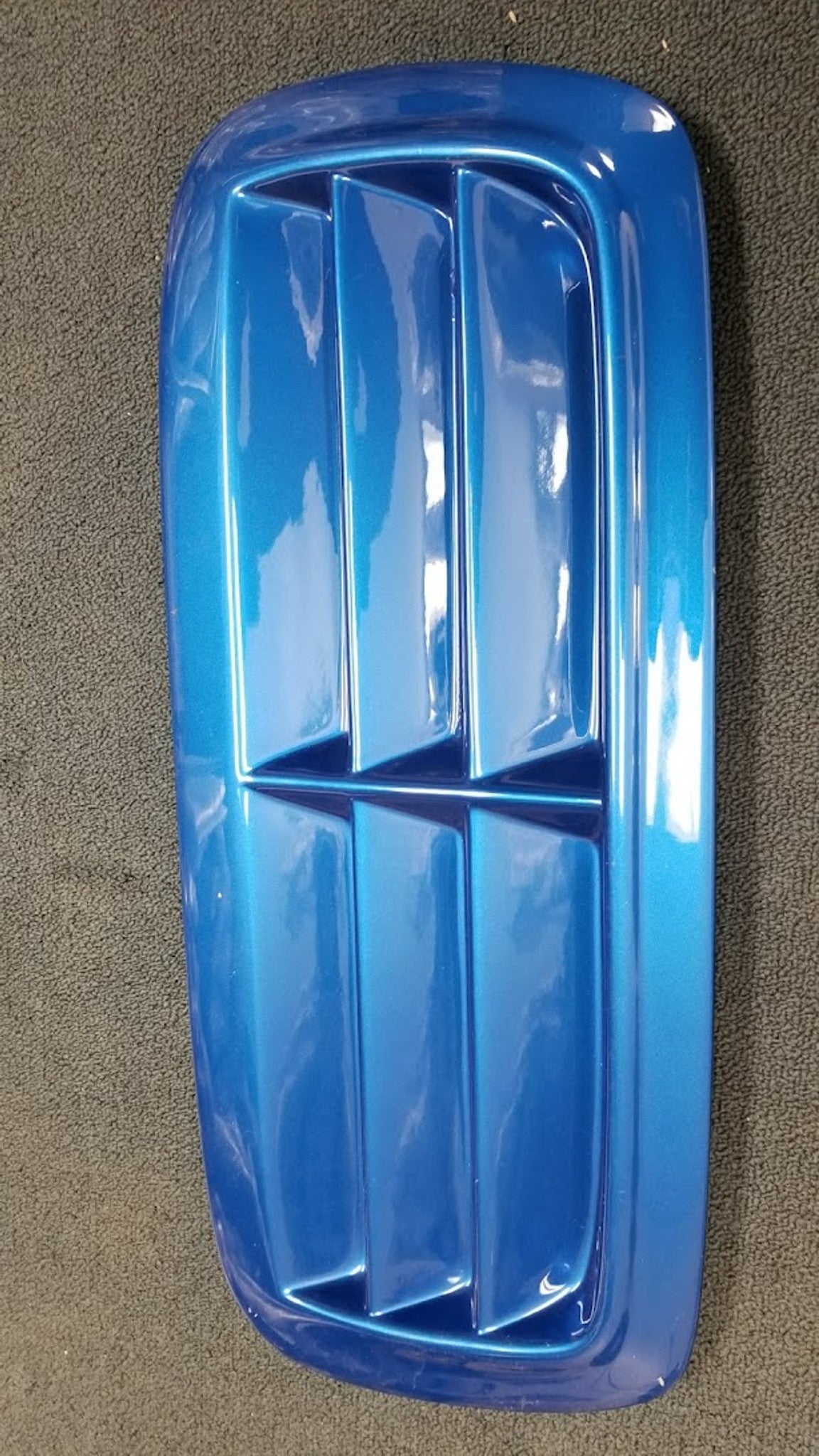 Charge Speed 2002-2003 Subaru WRX GD-A FRP Outlet Style Hood Duct PAINTED FACTORY BLUE