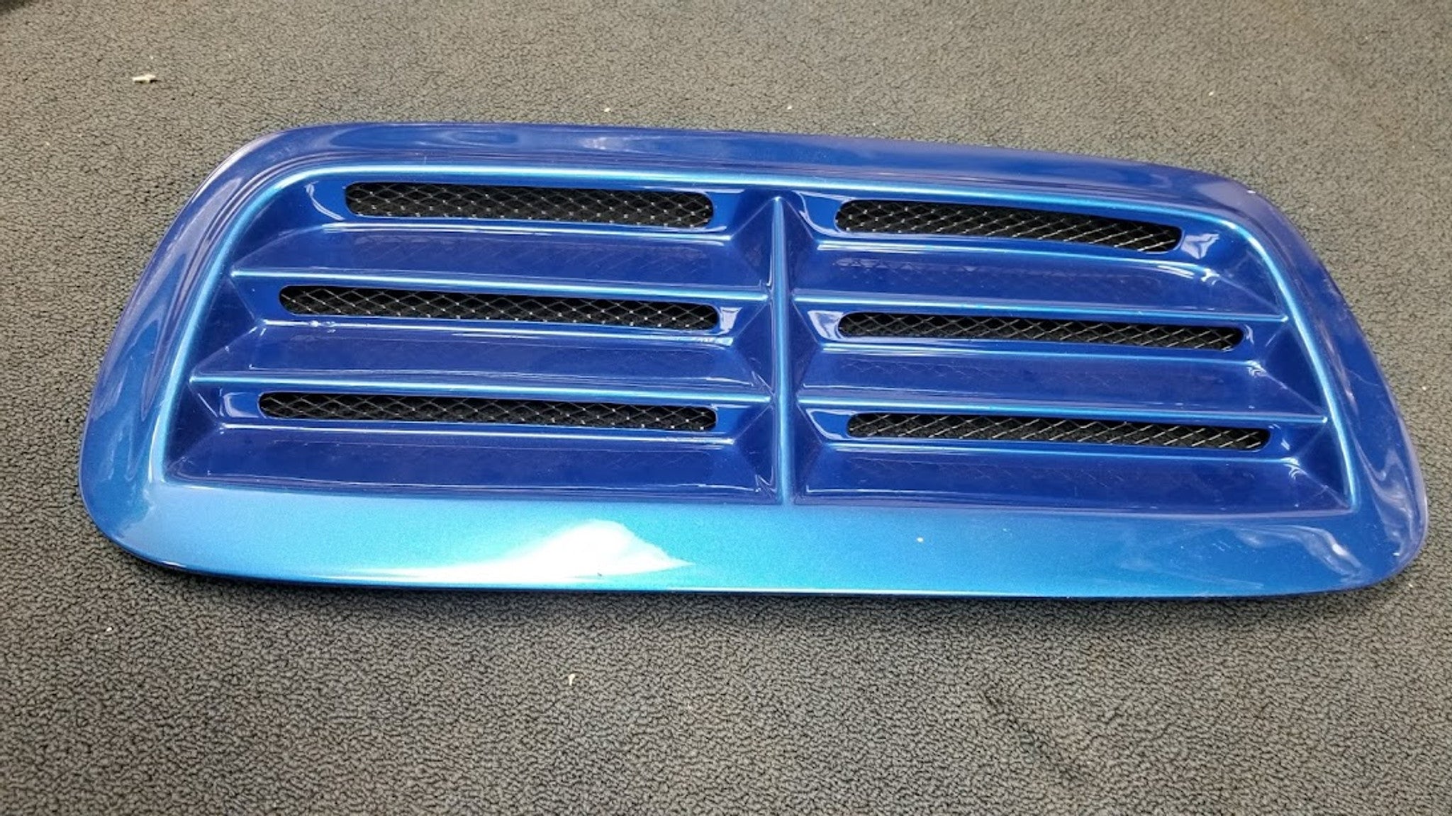 Charge Speed 2002-2003 Subaru WRX GD-A FRP Outlet Style Hood Duct PAINTED FACTORY BLUE