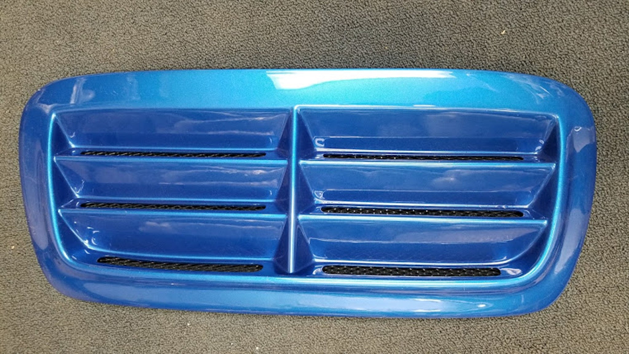 Charge Speed 2002-2003 Subaru WRX GD-A FRP Outlet Style Hood Duct PAINTED FACTORY BLUE