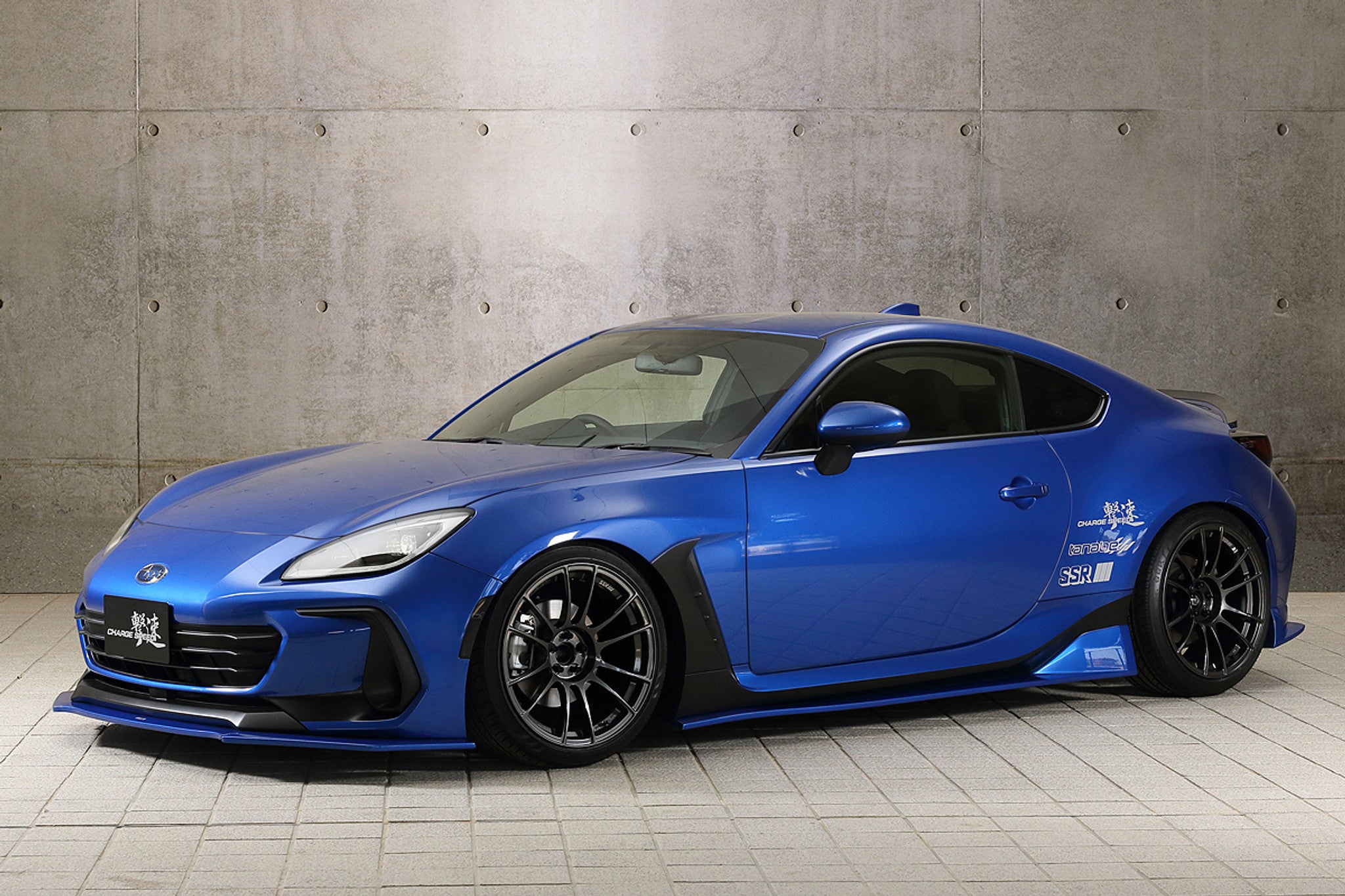 Charge Speed 2022-2024 Subaru BR-Z ZD8 Zenki Model Bottom Lines Type 1 FRP Front Lip